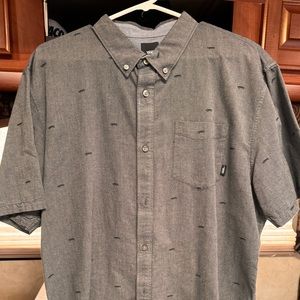 VANS BUTTON UP WITH SKATEBOARDS